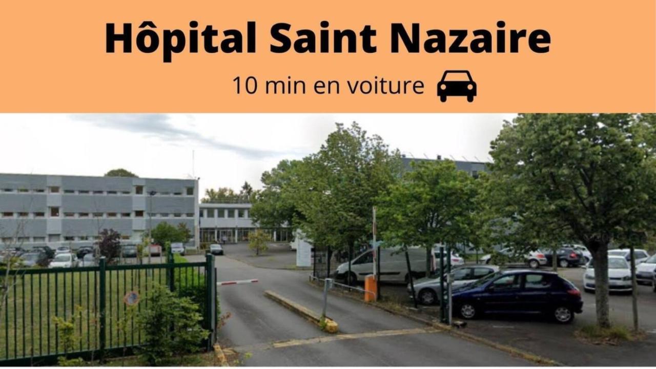 Saint Nazaire - White Lion - Centre Ville - Au Calme - Parking Privatif Aerien - Internet Haut Debit Fibre Exteriér fotografie